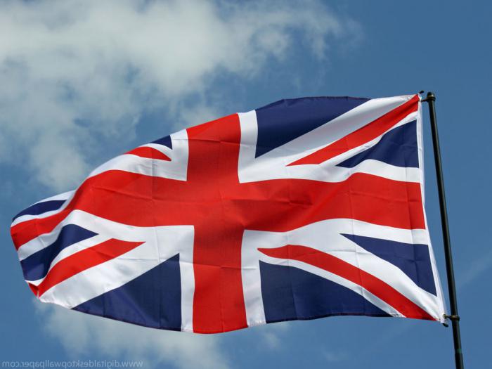 Englannin lippu on osa Ison-Britannian lippua